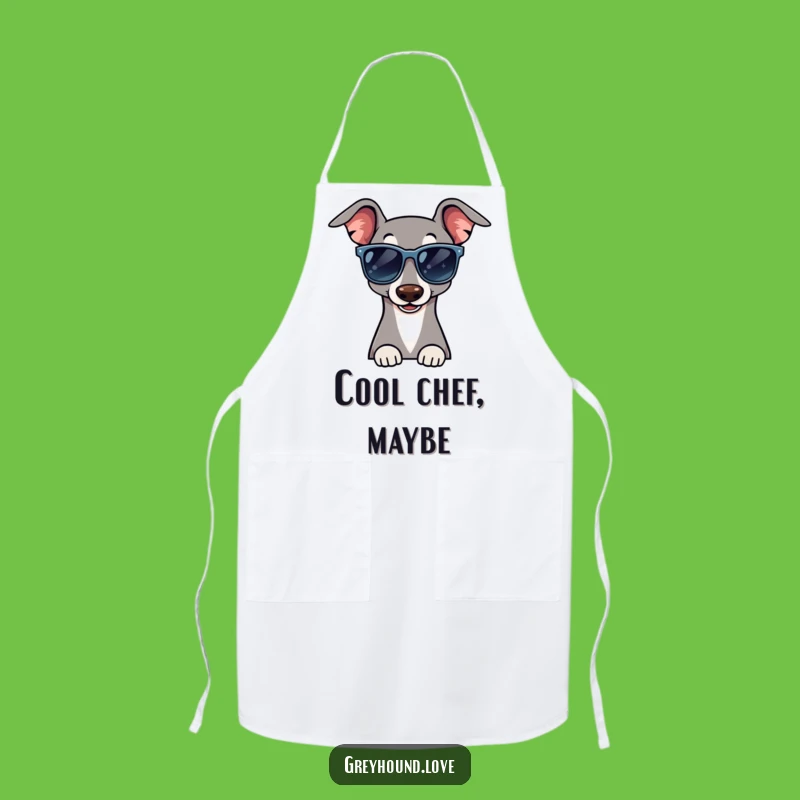 Funny Greyhound Sunglasses Apron - Cook with Cool Confidence