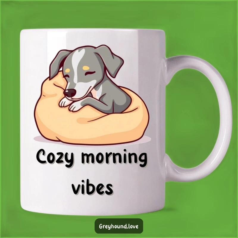 Cozy Comfort Greyhound Mug - Relaxing & Funny Dog Lover Gift