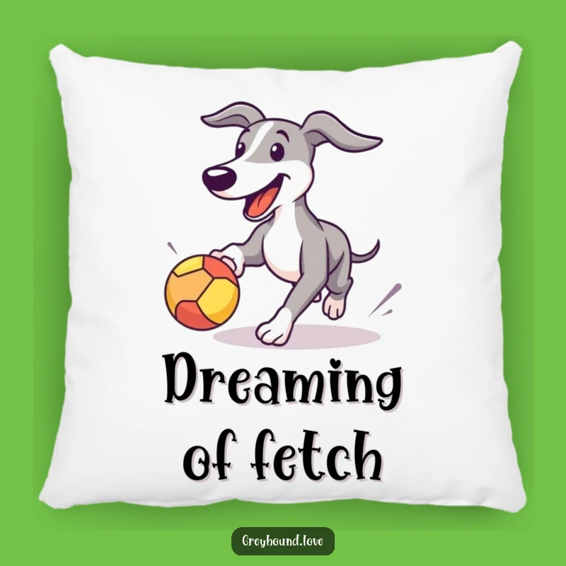 Funny Greyhound Pillow: Cozy Dog Cushion, Adorable Gift Choice