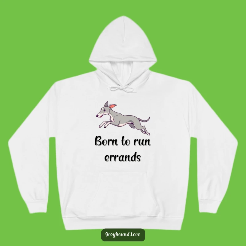 Cozy Greyhound Leap Hoodie: Stay Warm While Celebrating the Grace of Sighthounds