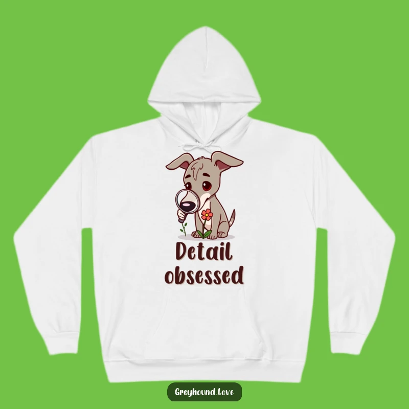 Funny Greyhound Explorer Hoodie - Cozy & Curious Gift for Dog Fans