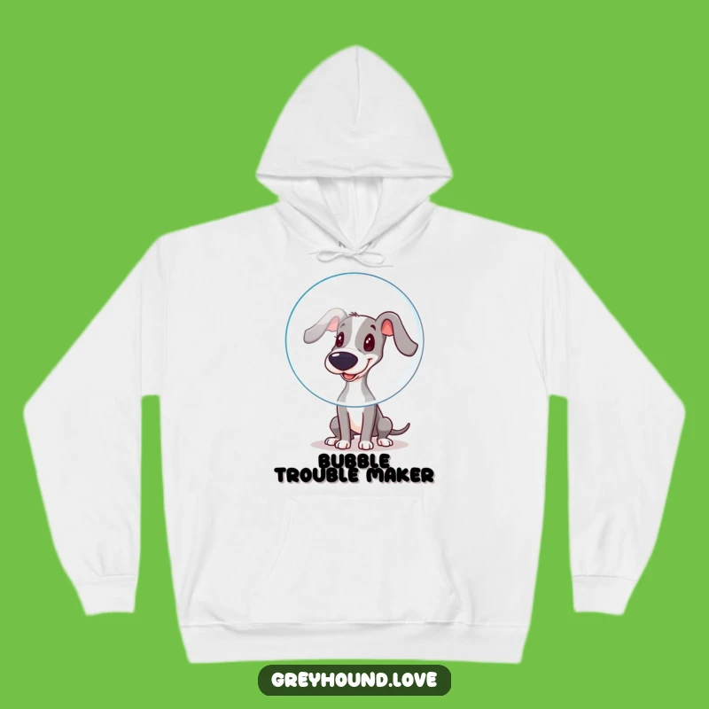 Funny Booping Greyhound Hoodie: Cozy Playfulness, A Huggable Funny Gift!