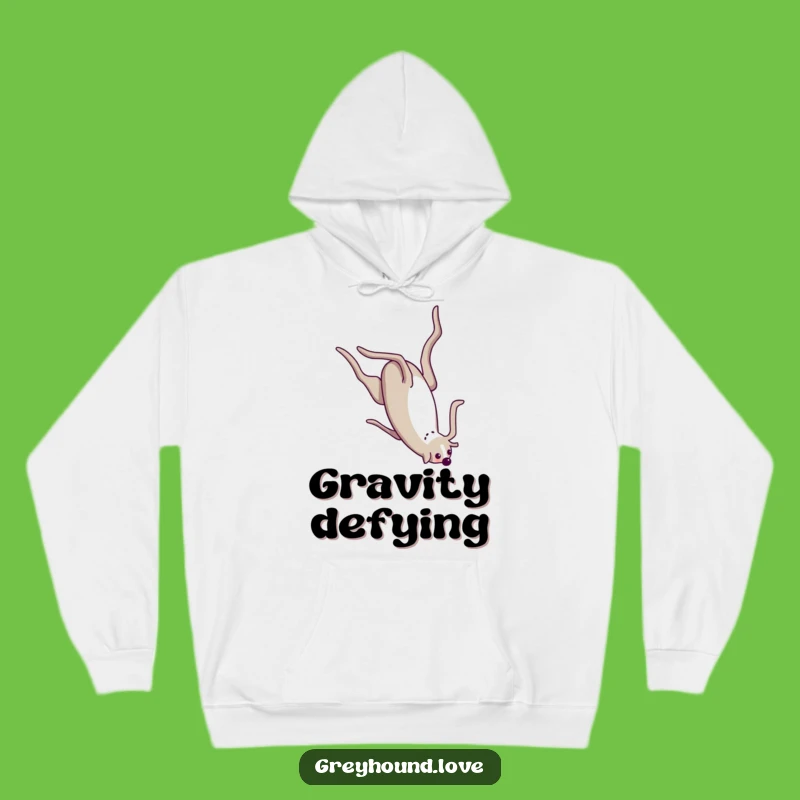 Funny Silly Greyhound Hoodie: Cozy Up with Canine Acrobatics!
