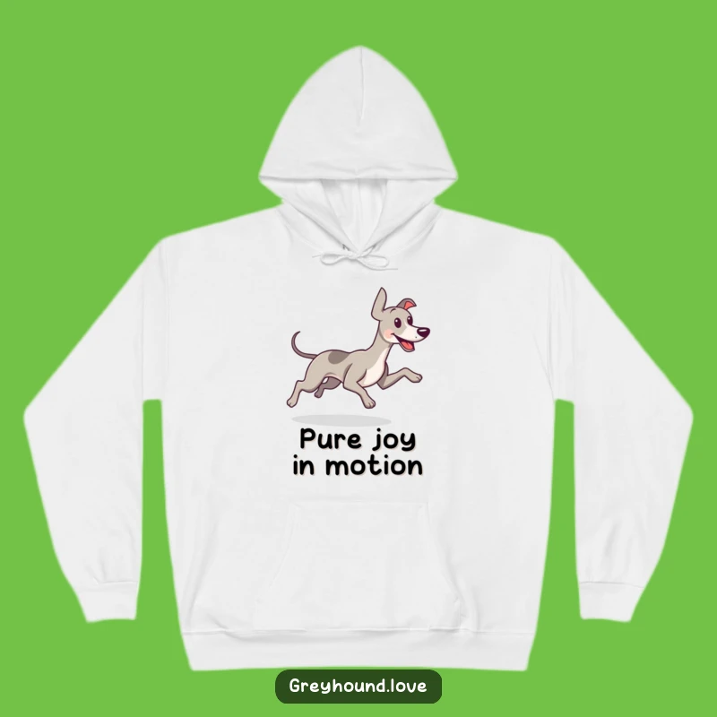 Funny Greyhound Wagging Tail Hoodie - Cozy Comfort for Joyful Souls