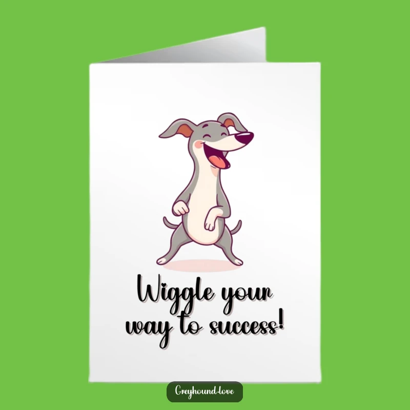 Free Printable Joyful Greyhound Congrats Card - Exciting Downloadable