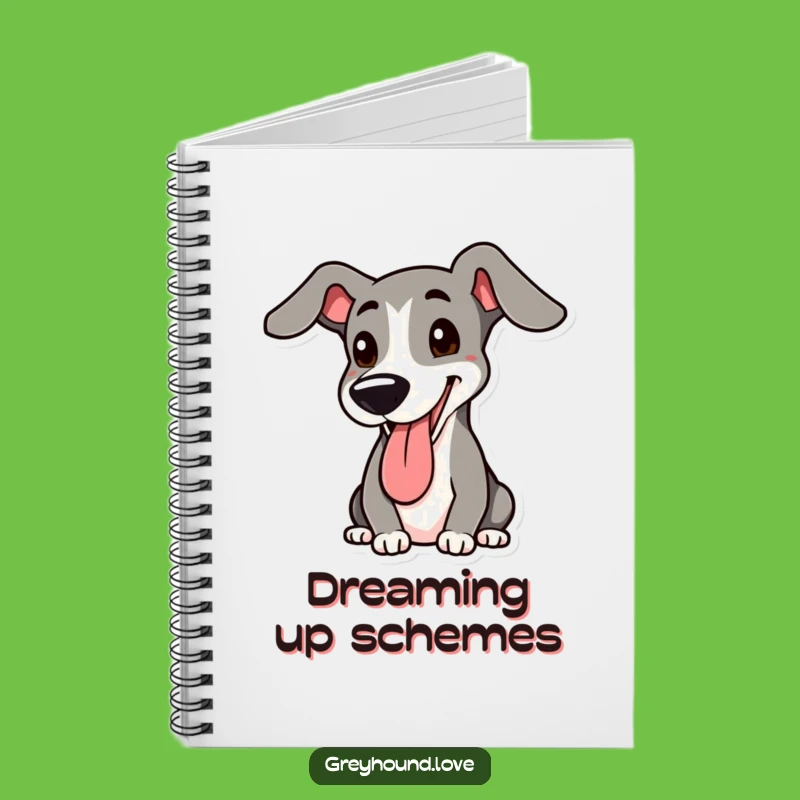 Funny Greyhound Notebook: Amusing Dog Lover Journal for Note-Taking Fun
