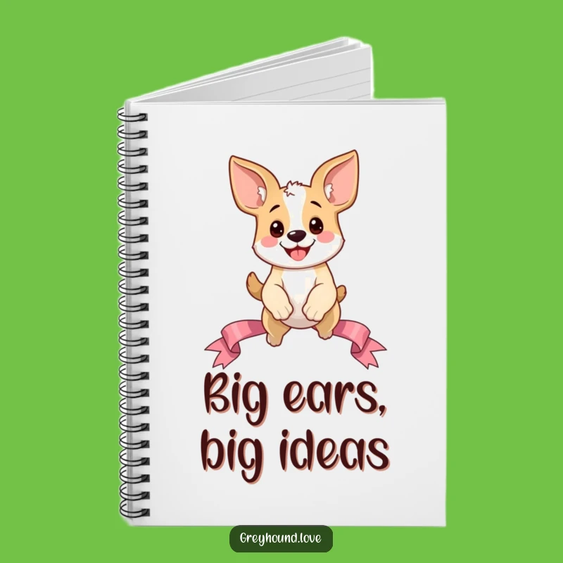 Funny Dog Ears Notebook: Oversized Ear Dog Journal Funny Gift