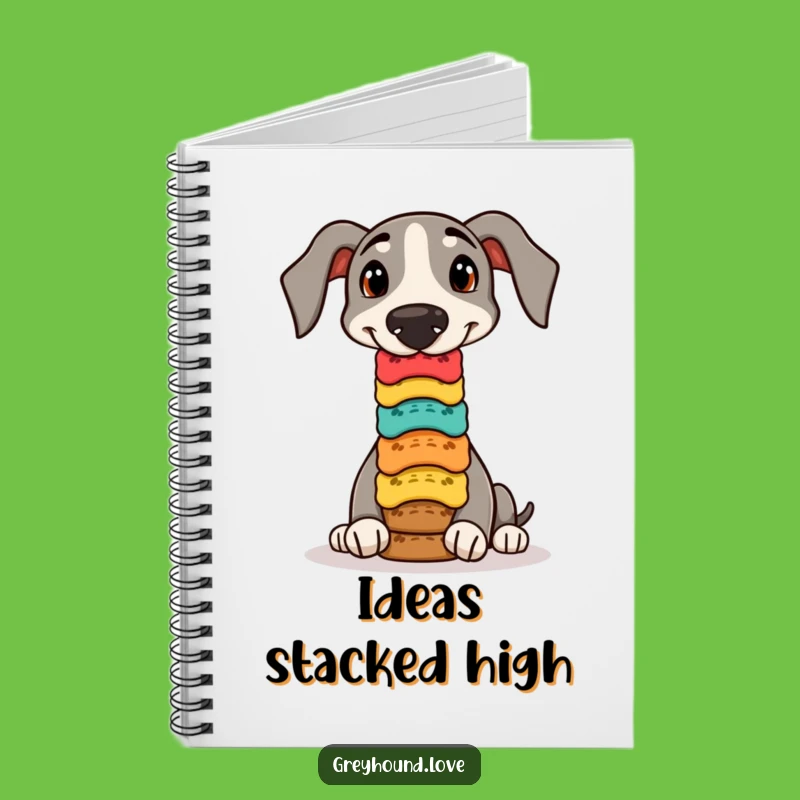 Funny Greyhound Biscuit Balance Notebook - Your Hilarious Journaling Companion!