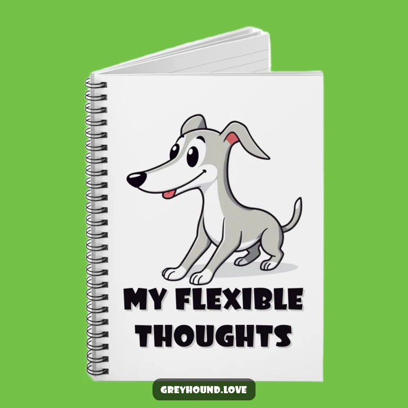 Funny Greyhound Notebook: Elegant Dog Journal, Gift for Writers