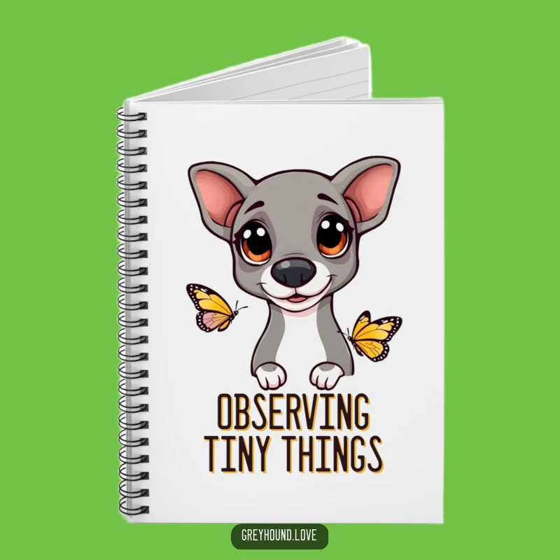 Funny Greyhound Notebook: Curious Dog Journal, Nature Lover's Gift