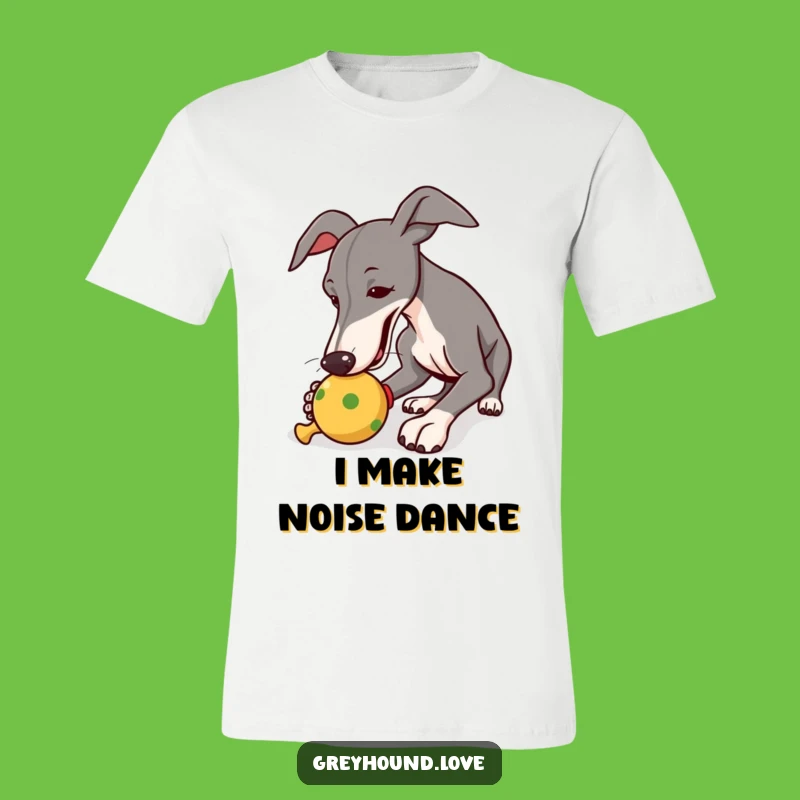 Funny Greyhound Squeaky Toy T-Shirt: Playful Pup Tee, Ideal Funny Gift