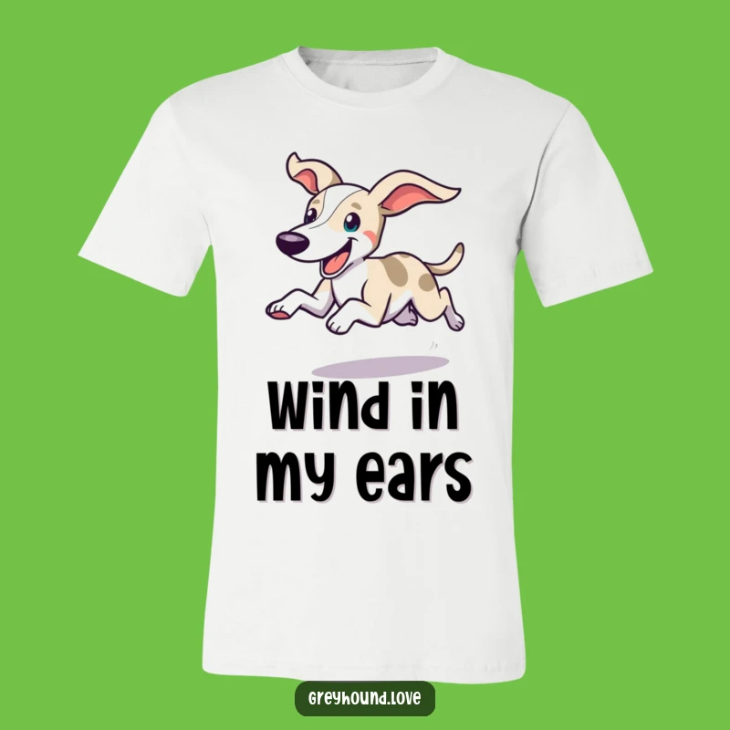 Funny Greyhound Dash T-Shirt - Expressive and Hilarious Dog Lover Tee