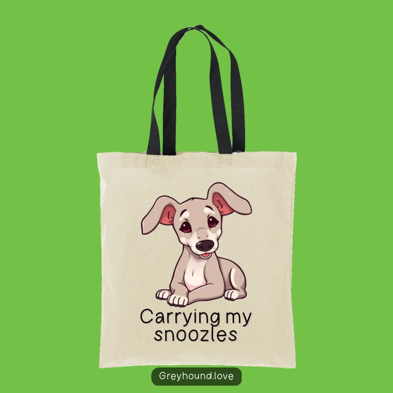 Funny Greyhound Flop Tote Bag - Carry Your Love for Long Dogs