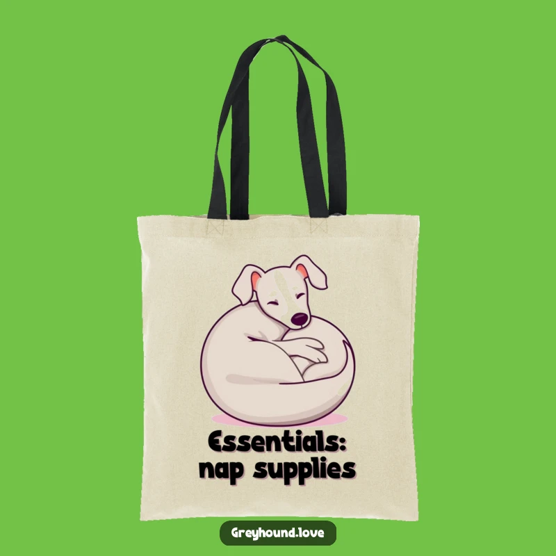 Funny Greyhound Tote Bag: Stylish Dog Ball Design, Practical & Hilarious Gift
